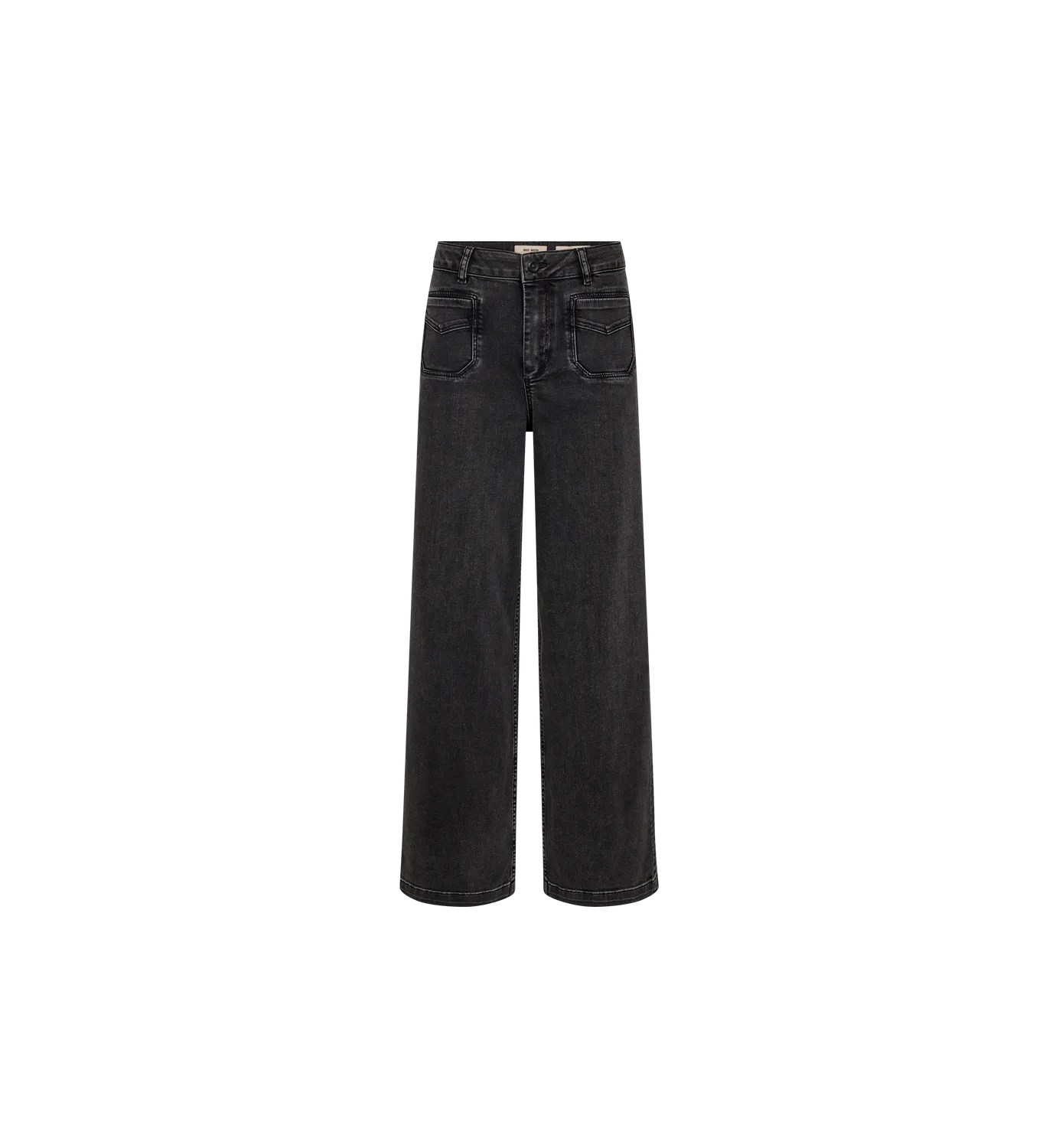 Mos Mosh Colette Deluxe Jeans Grau Wide Leg