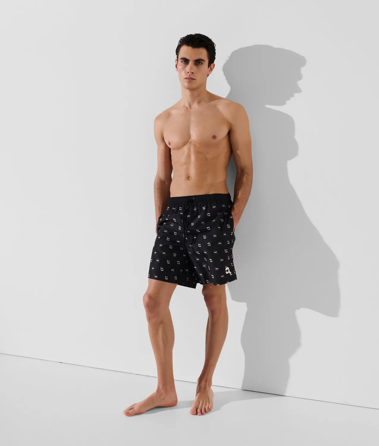 Karl Lagerfeld Ikon Boardshorts Badehose Print XS-XL