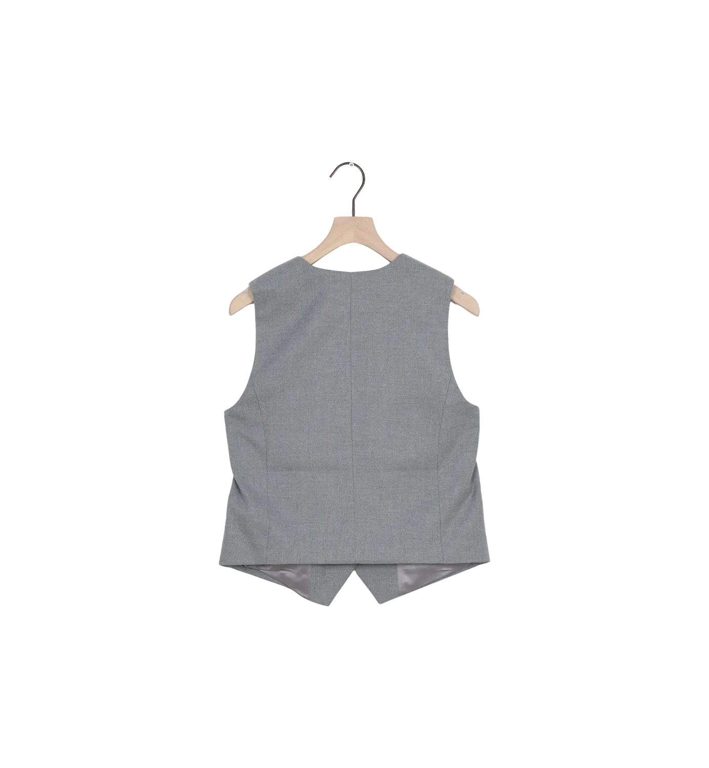 Mos Mosh MMElene Caia Weste Sharkskin 34 V-Ausschnitt