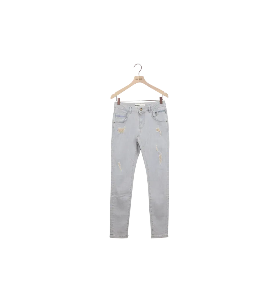 Mos Mosh MMBrady Double Hose Dusty Blue 25 Used-Look