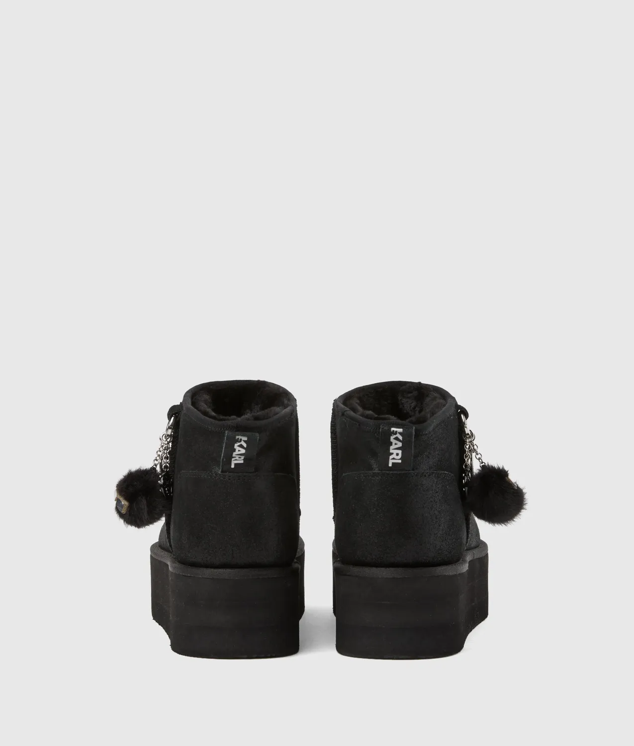 Karl Lagerfeld Ikon NFT Thermo Low Boots Veloursleder