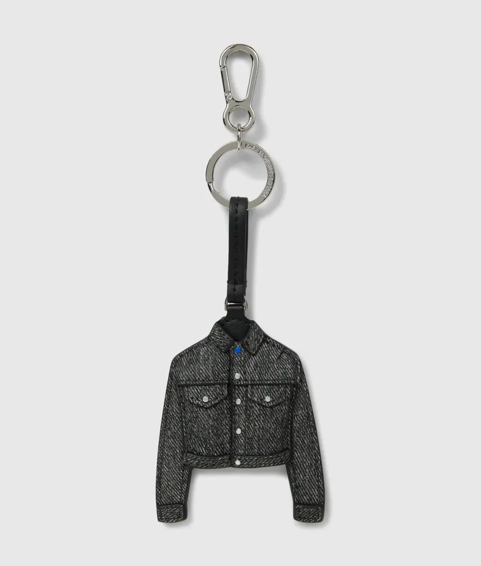 Karl Lagerfeld KL Jeans Jacke Schlüsselanhänger Denim