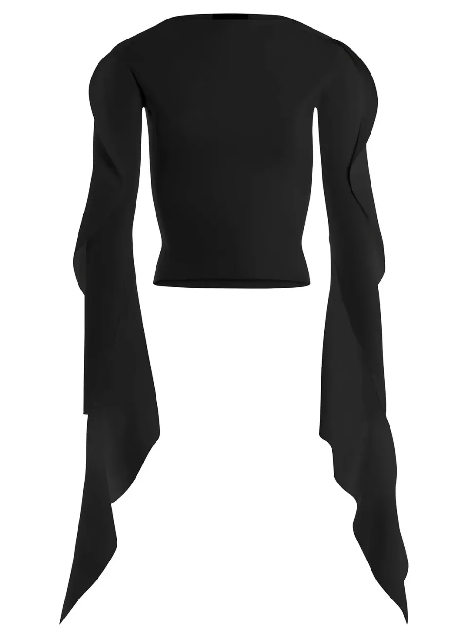 Mugler Asymmetric Stricktop Schwarz XS-XXL