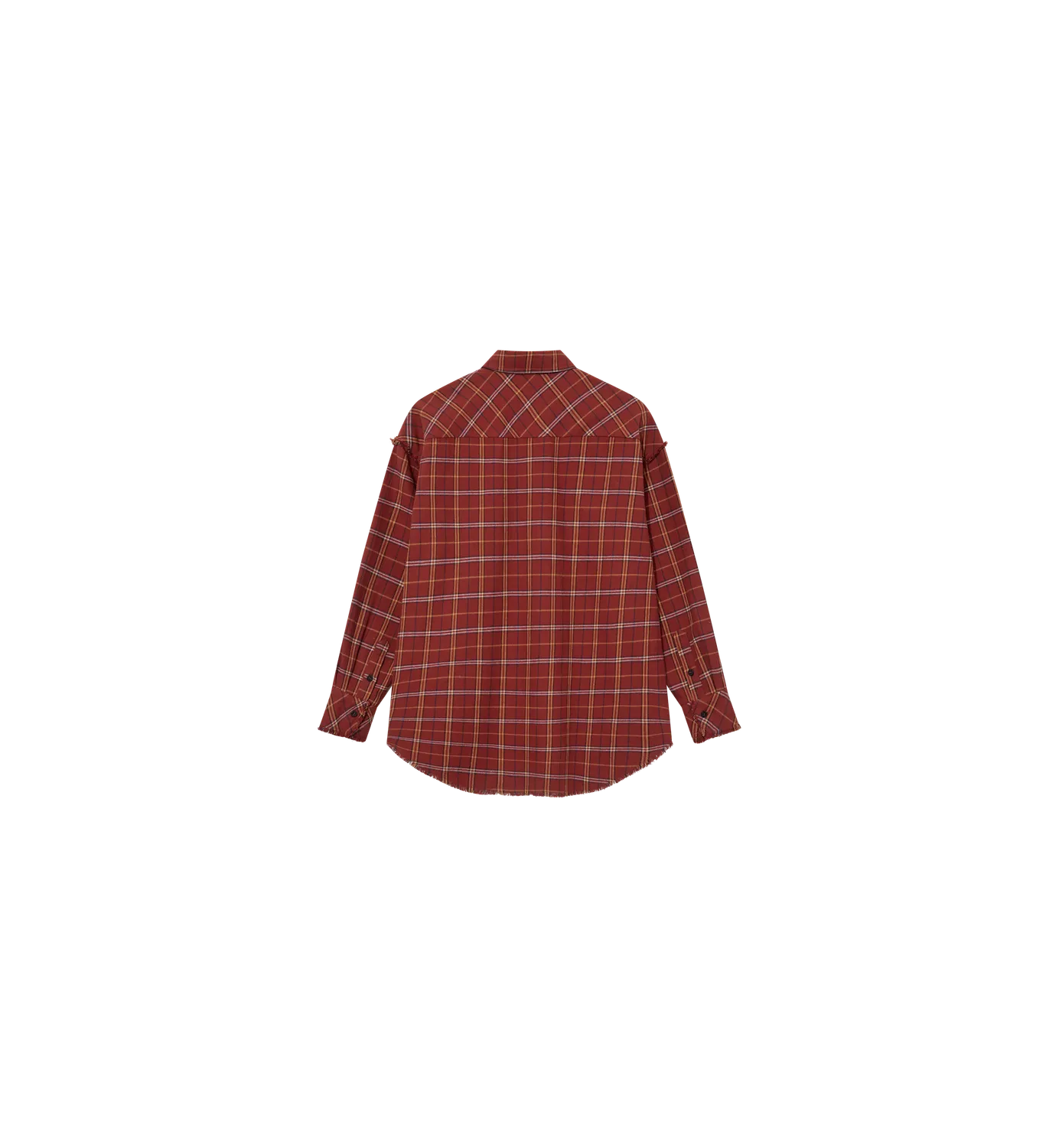 Mos Mosh MMHMine Flanellhemd Oversize Karo Burnt Brick