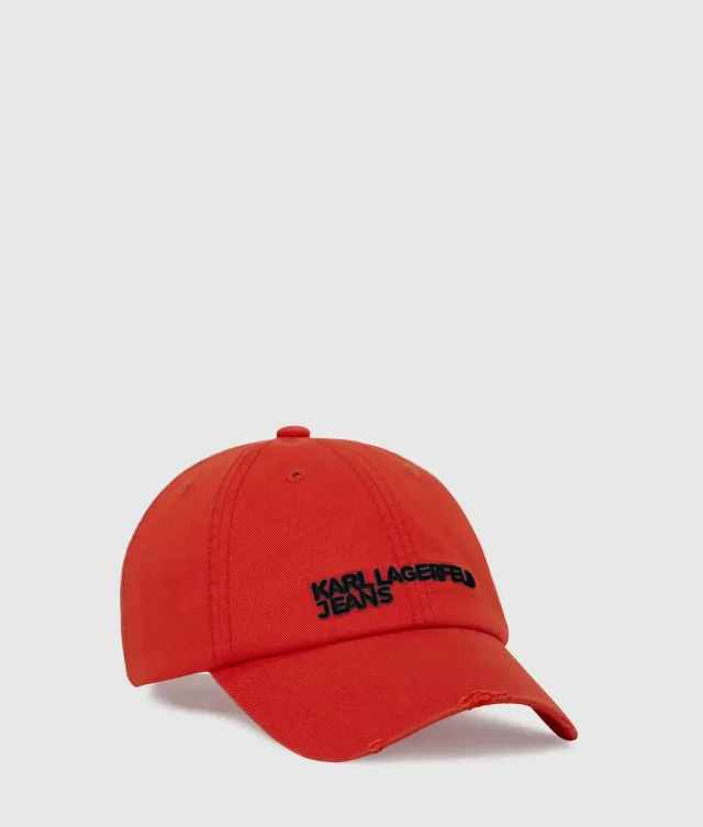 Karl Lagerfeld KL Jeans Cap bestickt Baumwolle