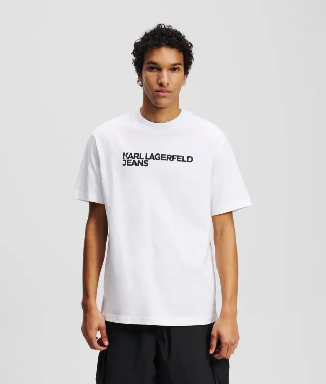 Karl Lagerfeld Jeans Logo T-Shirt Baumwolle Regular Fit