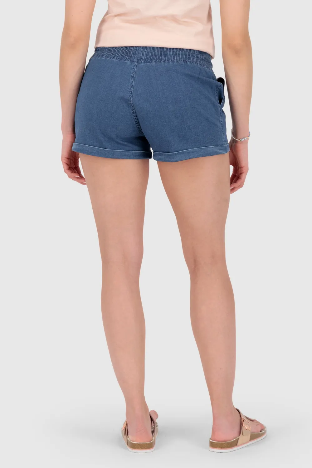 Alife & Kickin AnuAK A DNM Shorts Blau Denim