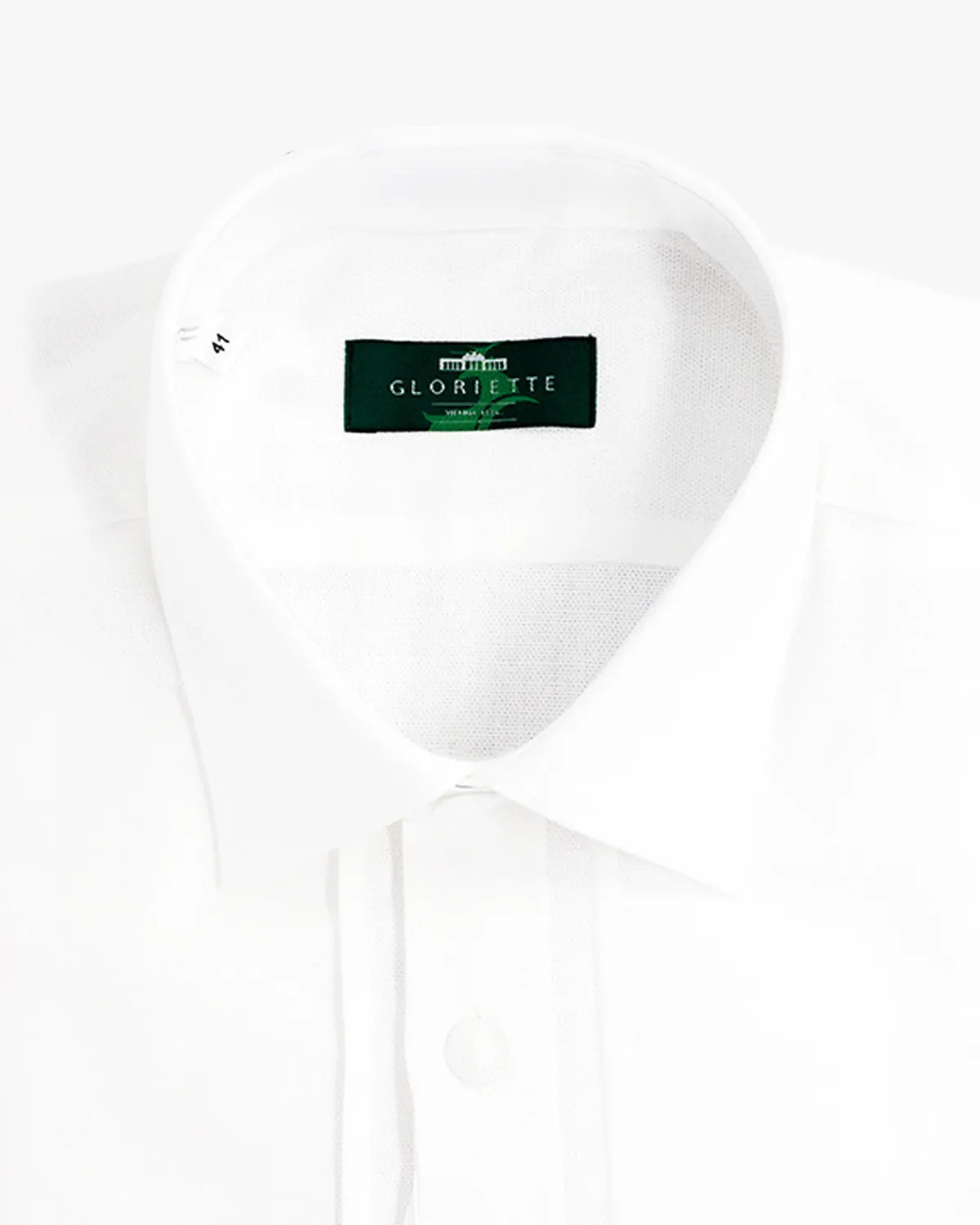 Gloriette Pfoad Zwirnknopf Trachtenhemd Weiß Fashion Fit Baumwolle