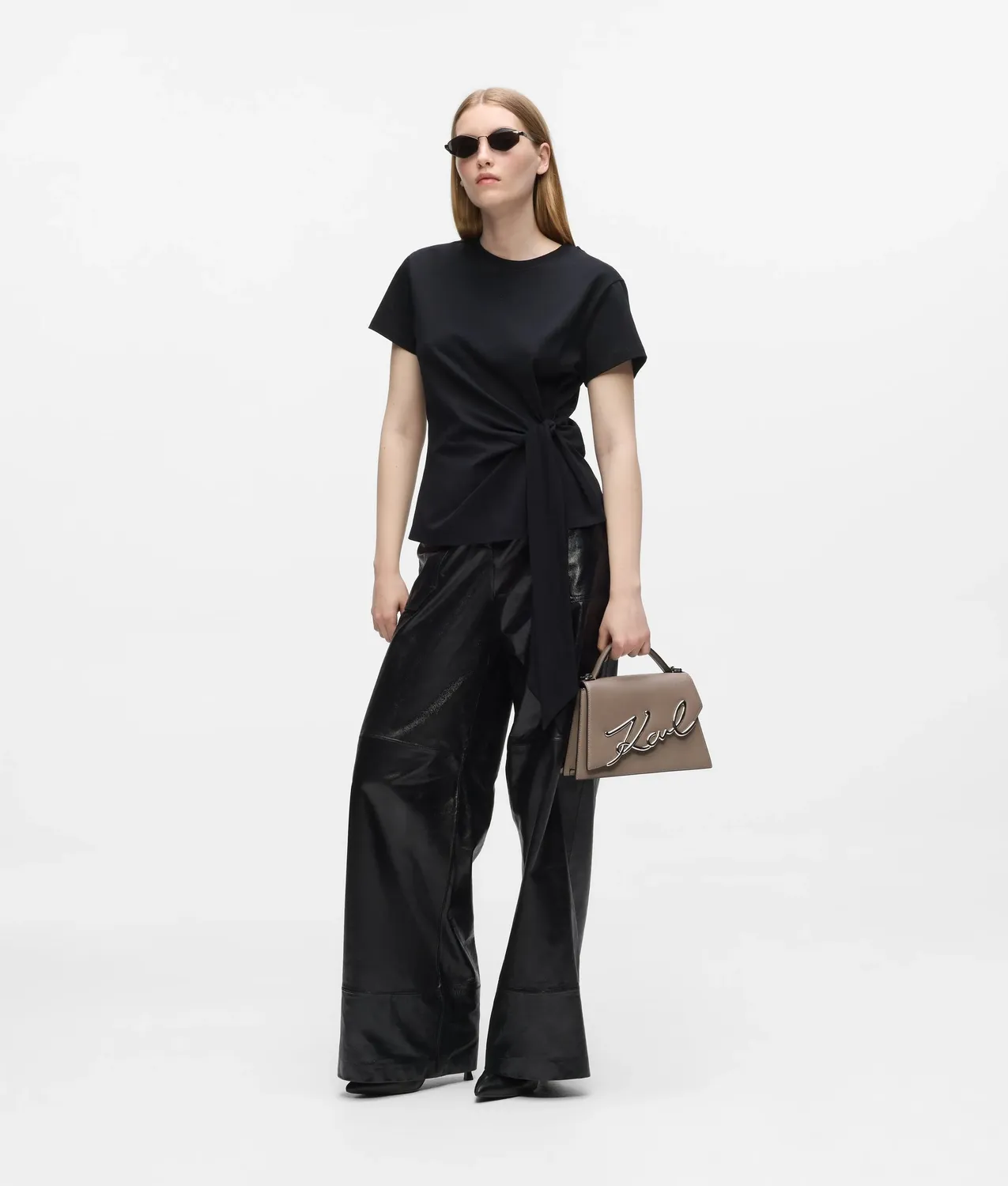 Karl Lagerfeld K/Signature medium Umhängetasche mit Kette