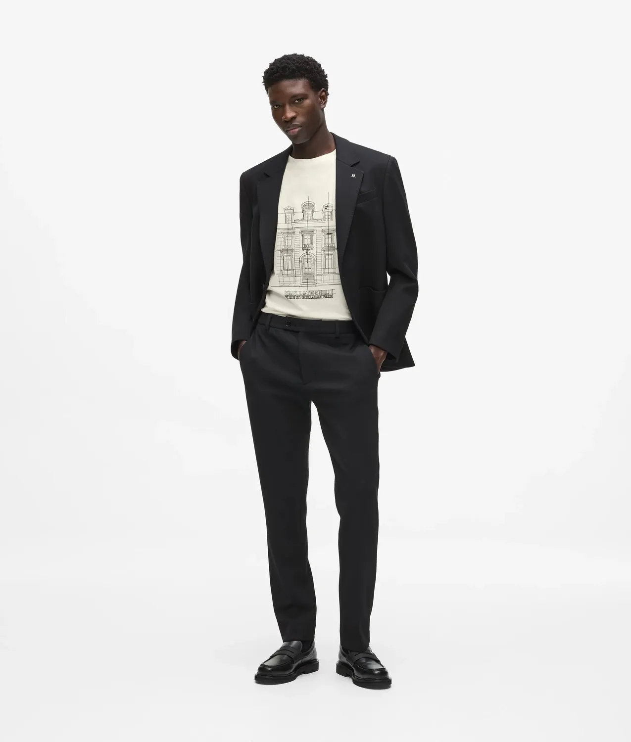 Karl Lagerfeld Maison de Karl Sketch T-Shirt XL Bio