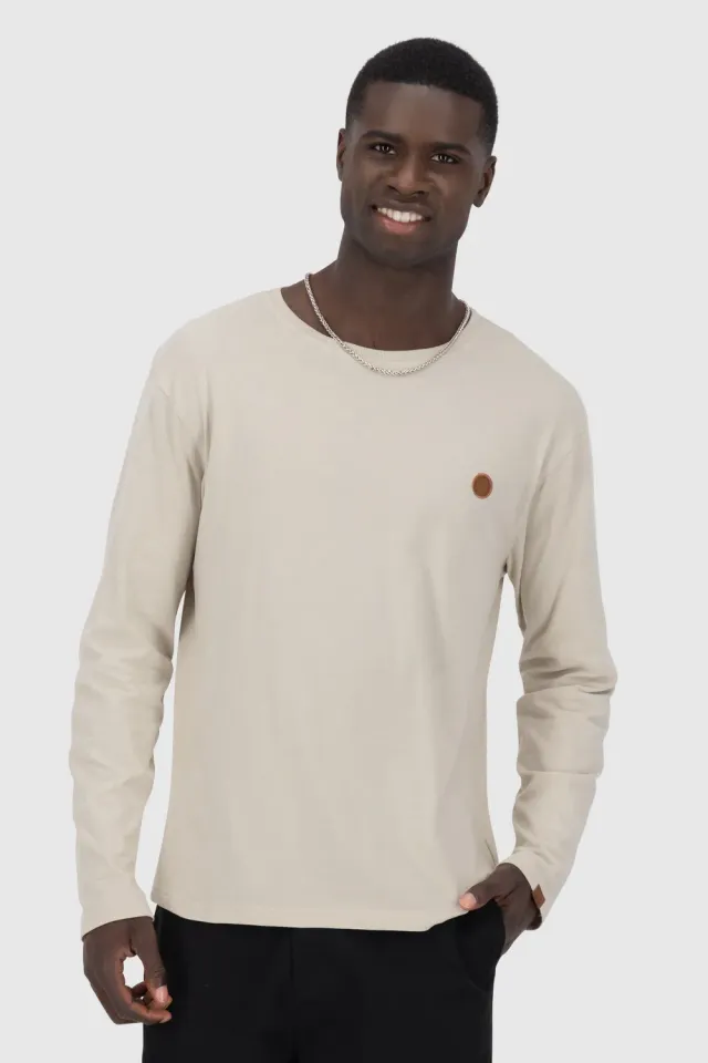 Alife & Kickin AlexAK A Longsleeve Herren Beige leger
