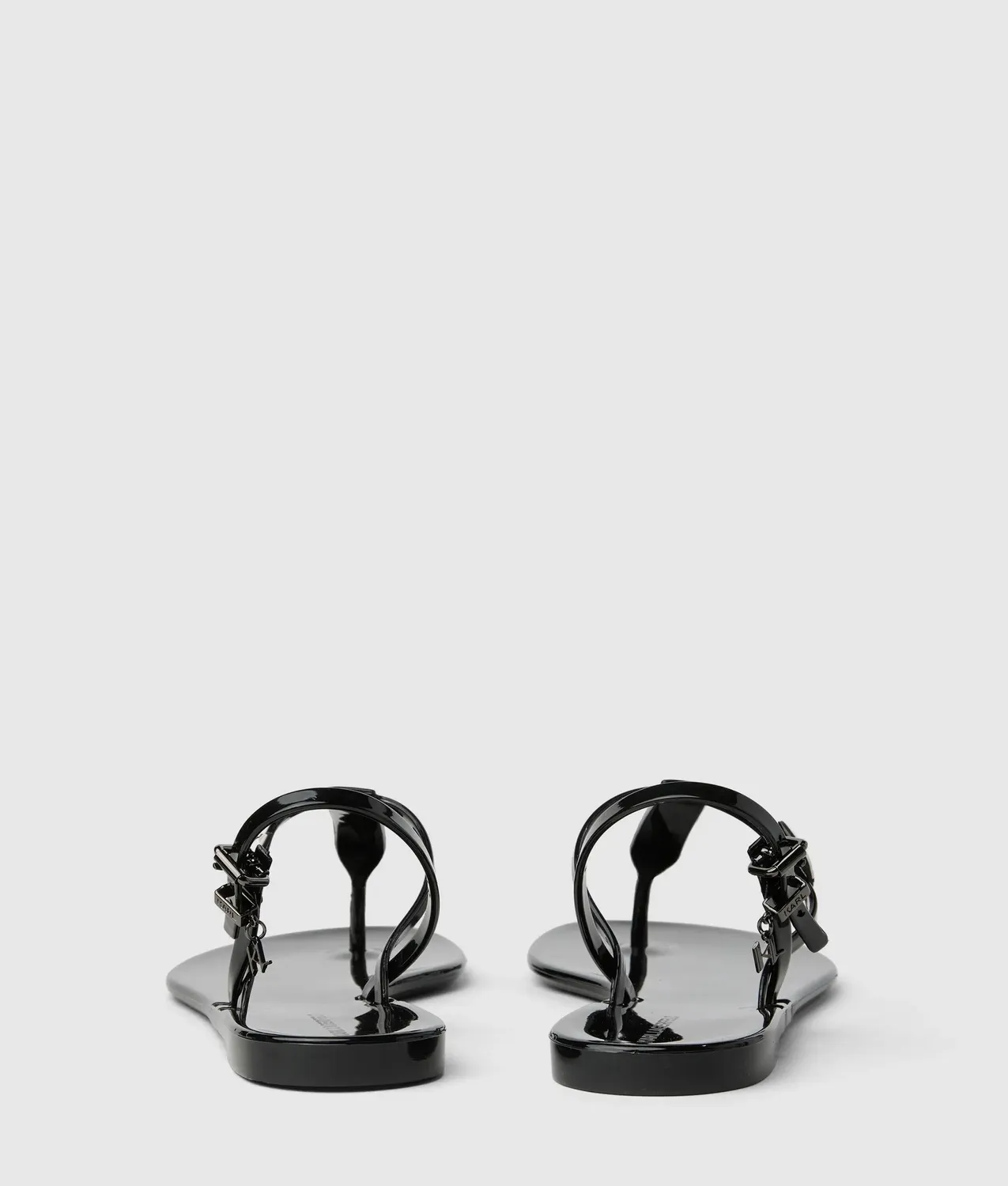 Karl Lagerfeld Ikon NFT Jelly Sandalen Gummi transparent
