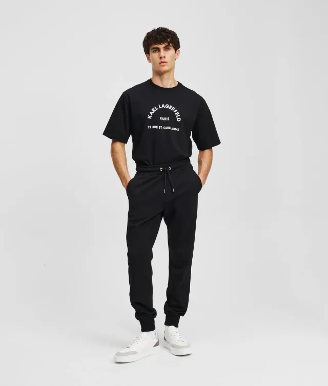 Karl Lagerfeld Kameo Sweatpants Baumwolle schwarz