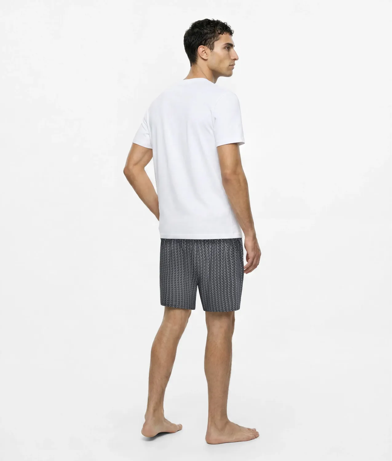 Karl Lagerfeld Ikon Pyjama-Set Bio-Baumwolle Shorts