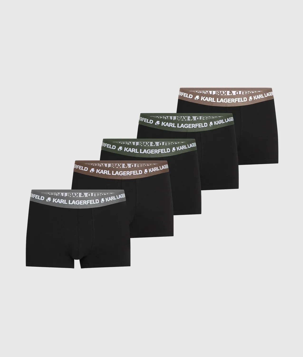 Karl Lagerfeld Contrast Trunks 5er-Pack Herren