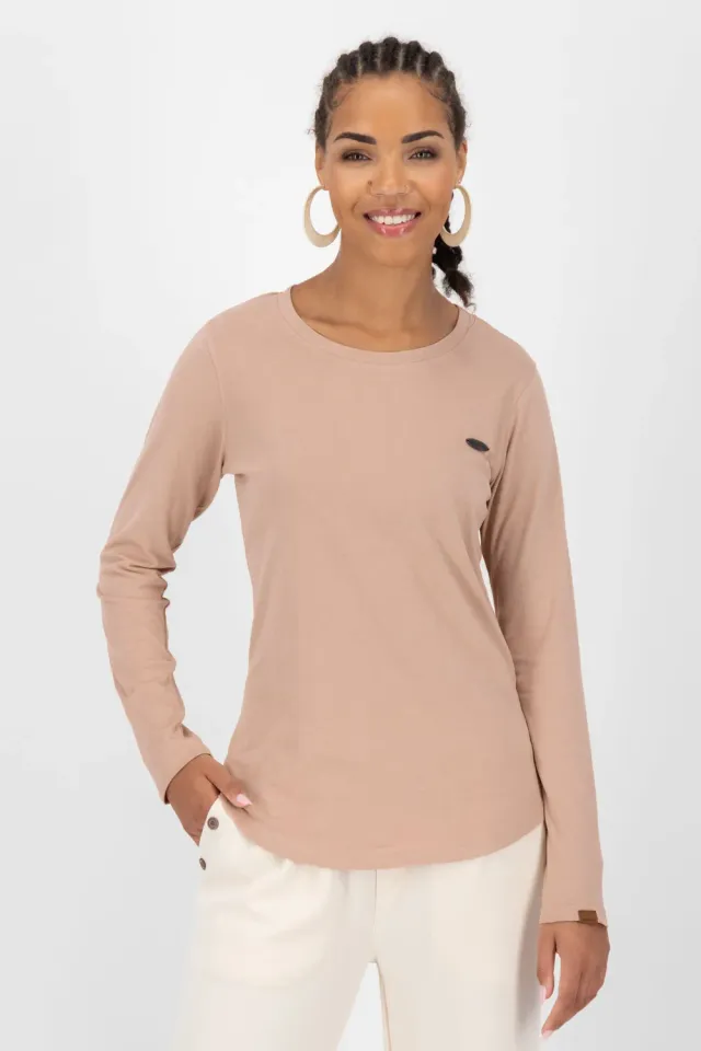 Alife & Kickin LeaAK A Longsleeve beige uni Basic