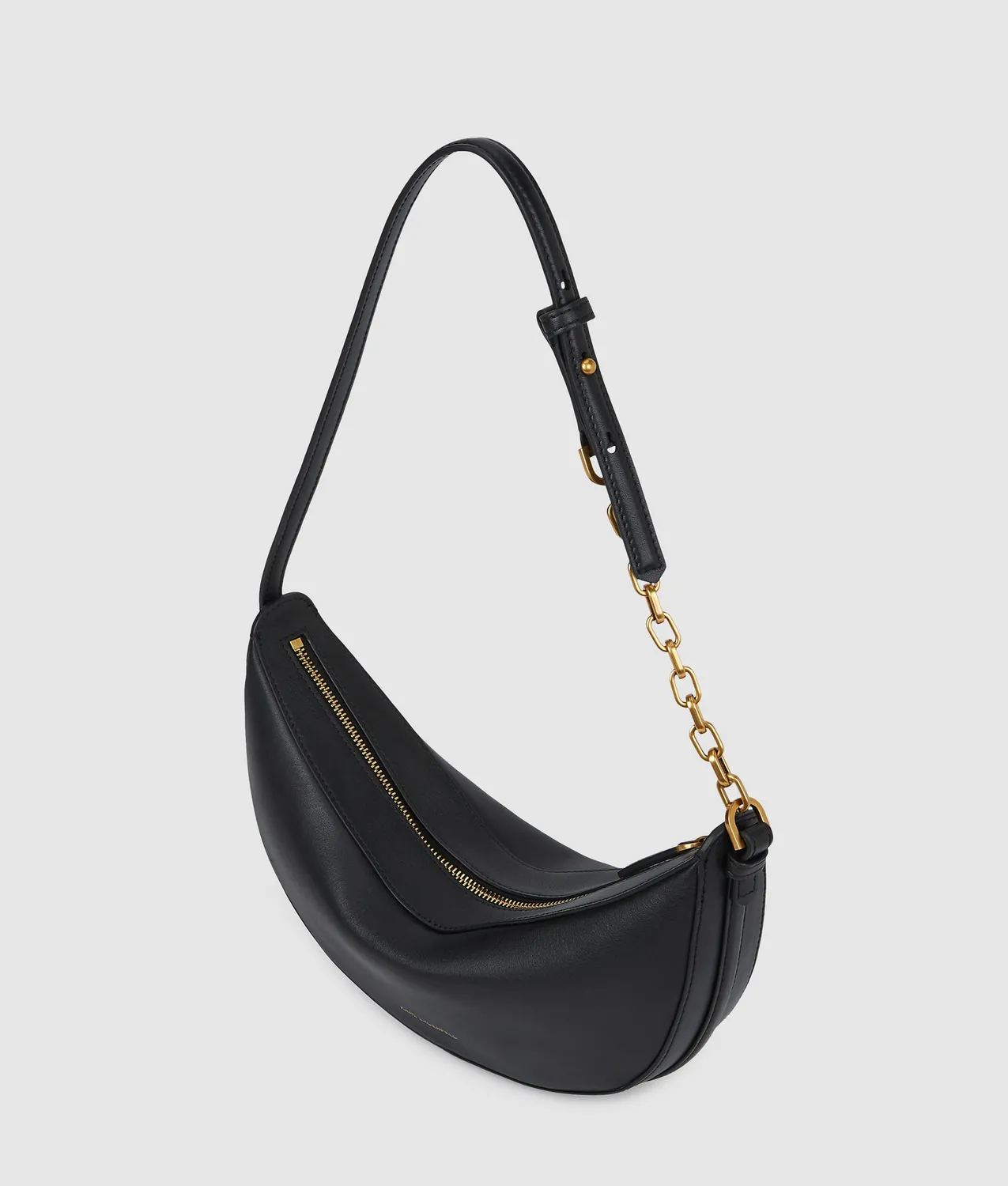 Karl Lagerfeld K/Autograph Small Moon Tasche Schwarz Kette