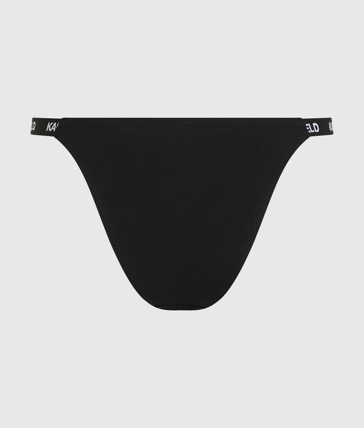 Karl Lagerfeld Logo Brazilian Slip M High-Leg