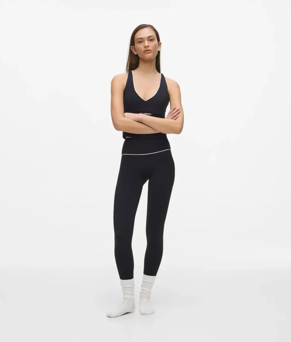 Karl Lagerfeld Contrast Piping Leggings XS-XL Paspel