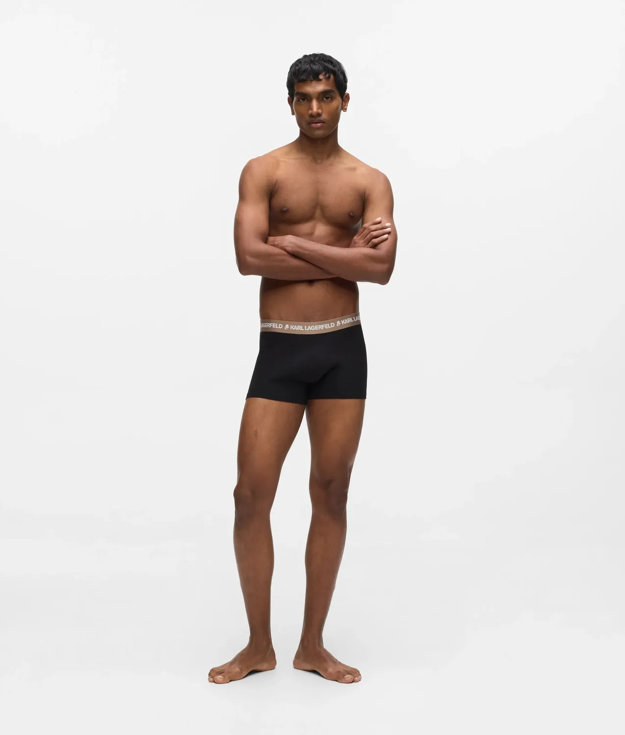 Karl Lagerfeld Logo Trunks Boxershorts 3er-Pack Jersey
