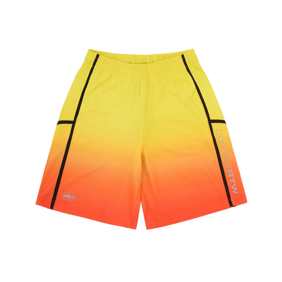 Corteiz Touring Shorts Sunset Polyester Reflektierend