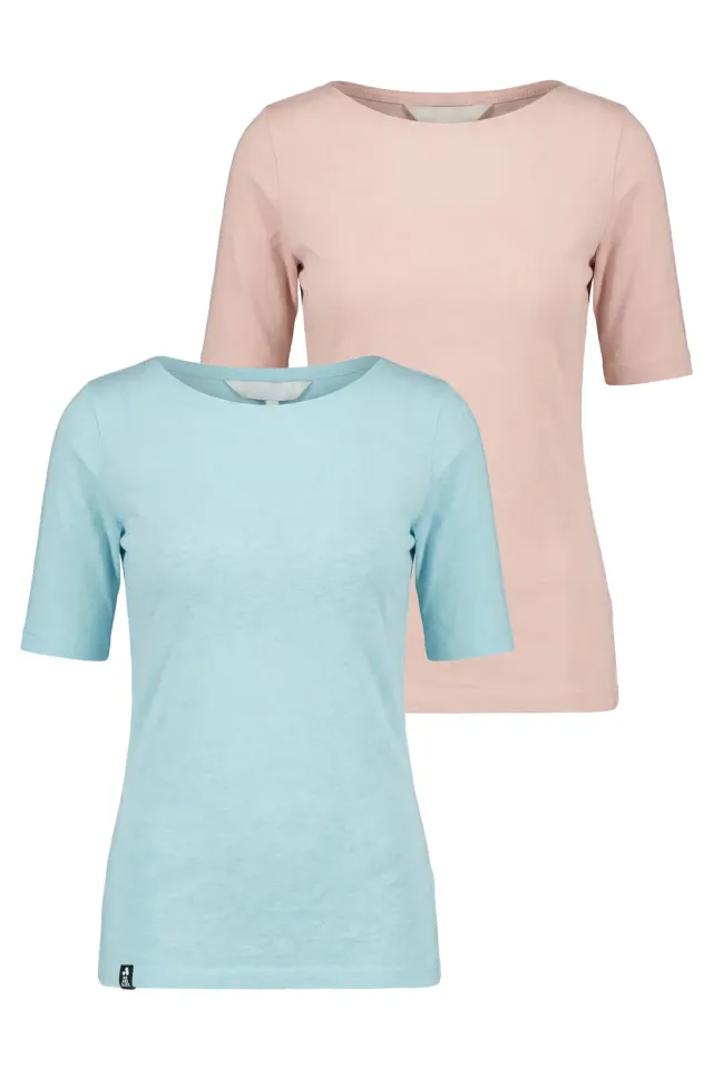 Alife & Kickin HildeAK A T-Shirt Rosa Doppelpack Bio