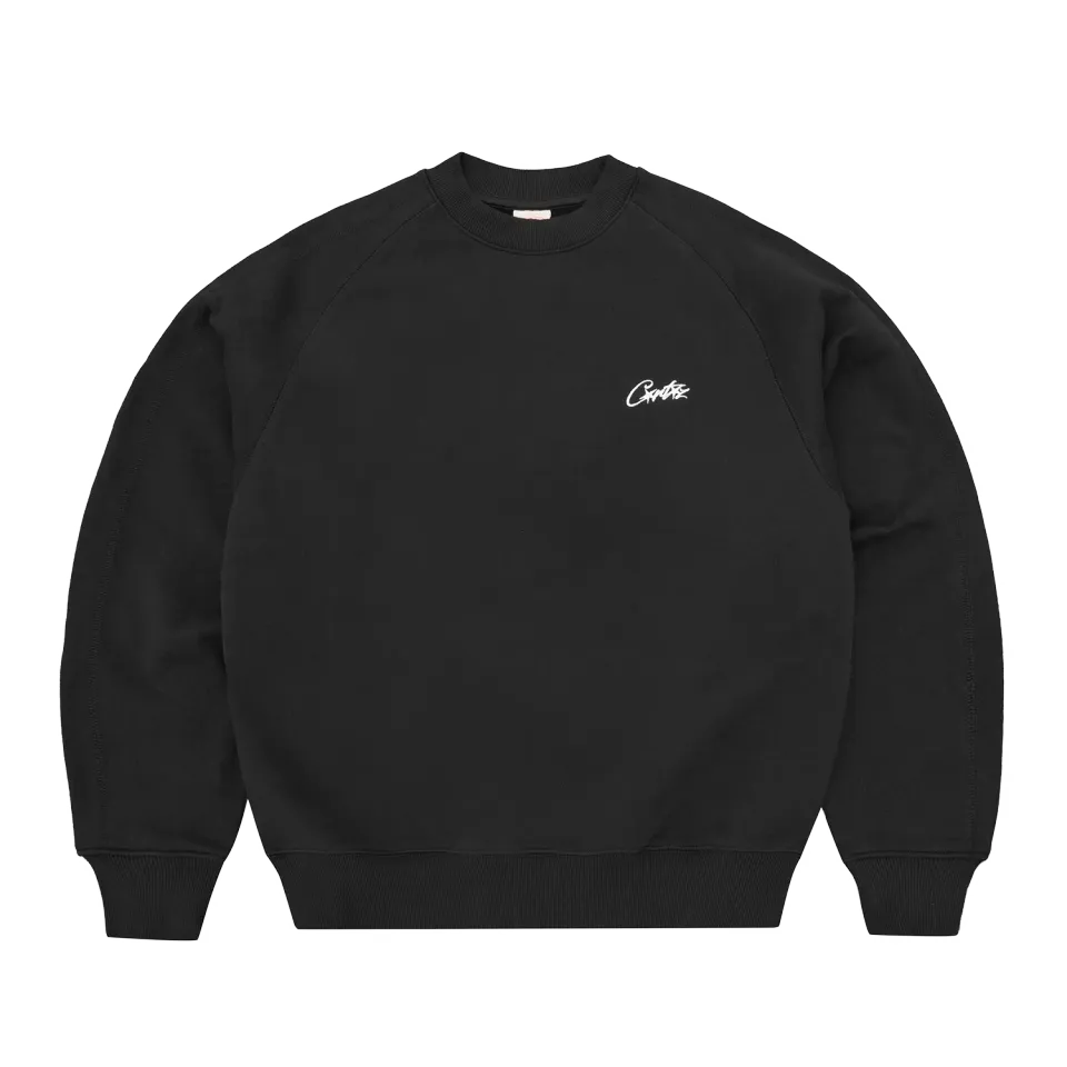 Corteiz HMP V2 Sweatshirt Schwarz Baumwolle