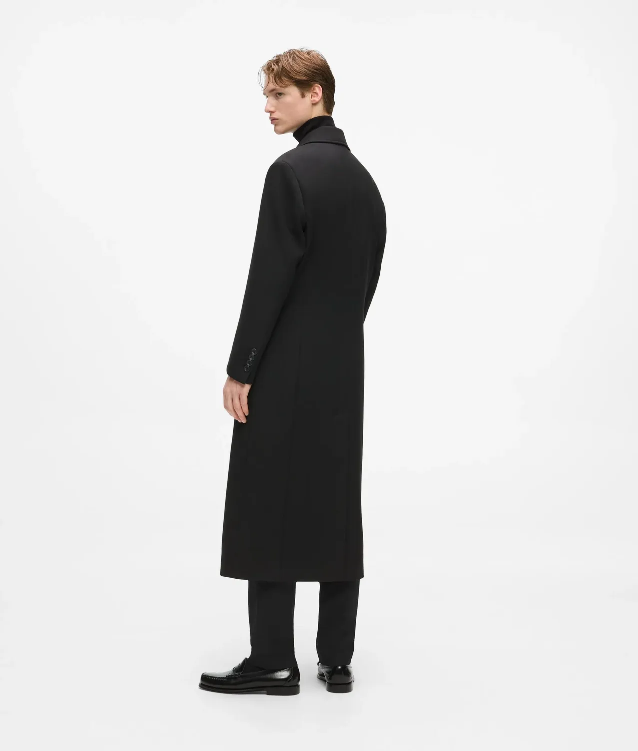 Karl Lagerfeld KL Studio Longline Wollmantel doppelreihig