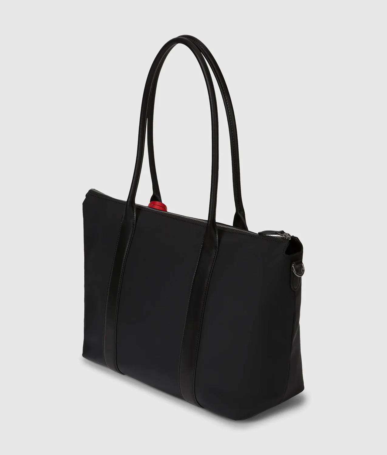 Karl Lagerfeld Ikon Nylon Charm Tote Tasche groß
