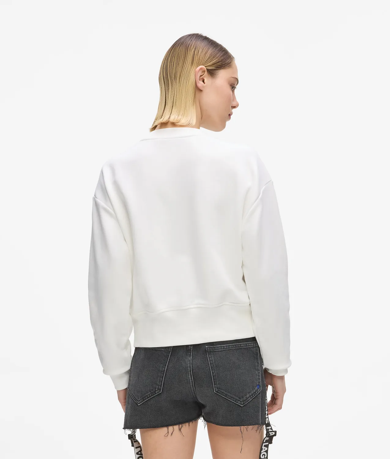 Karl Lagerfeld Jeans Monogram Sweatshirt Baumwolle