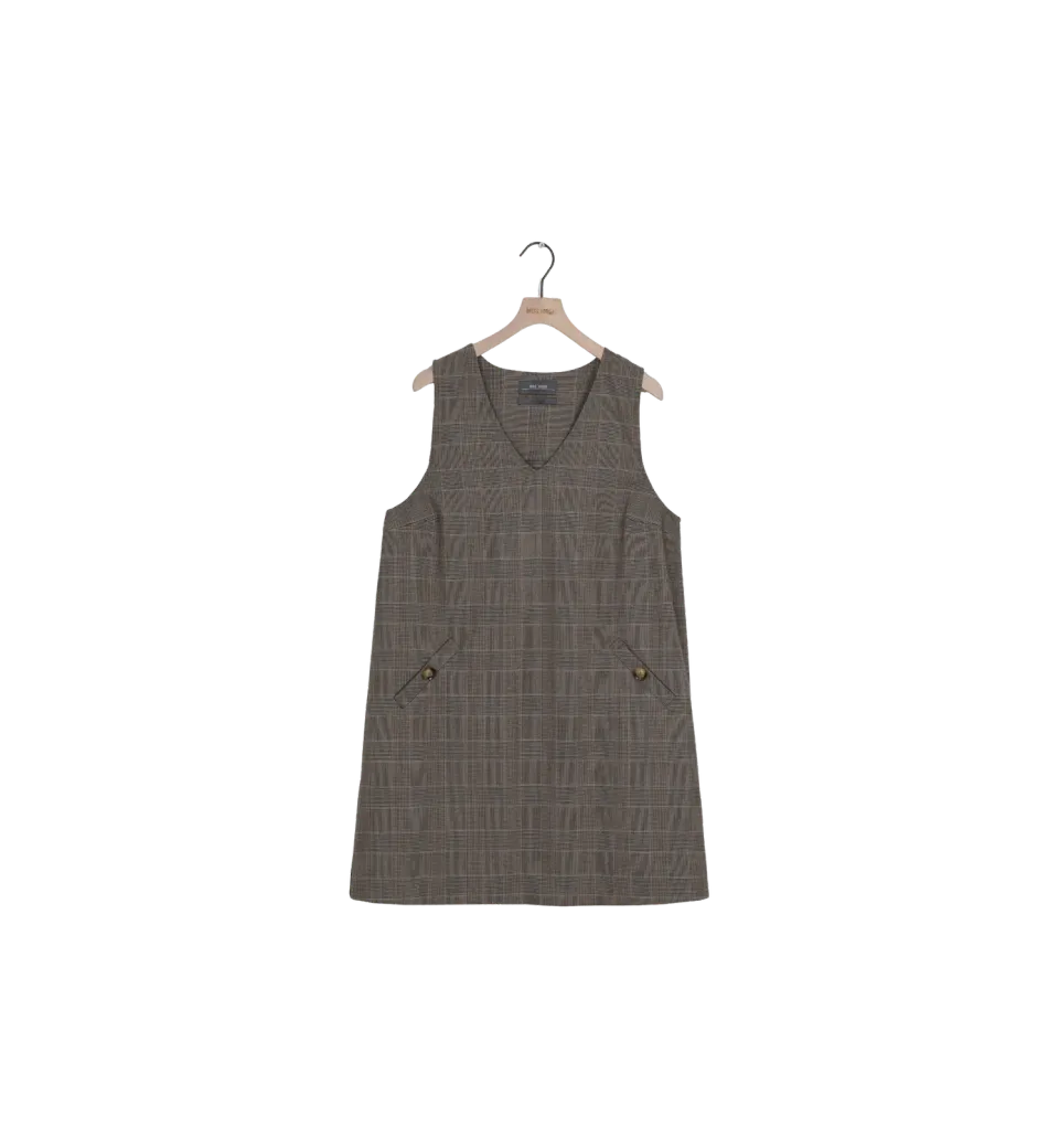 Mos Mosh MMFelice Elif Kleid Rain Drum 38 kariert
