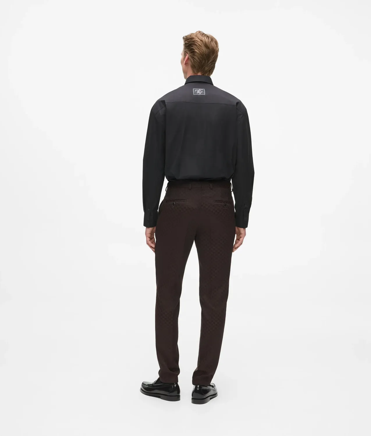 Karl Lagerfeld Monogram Anzughose Karo Gr. 32