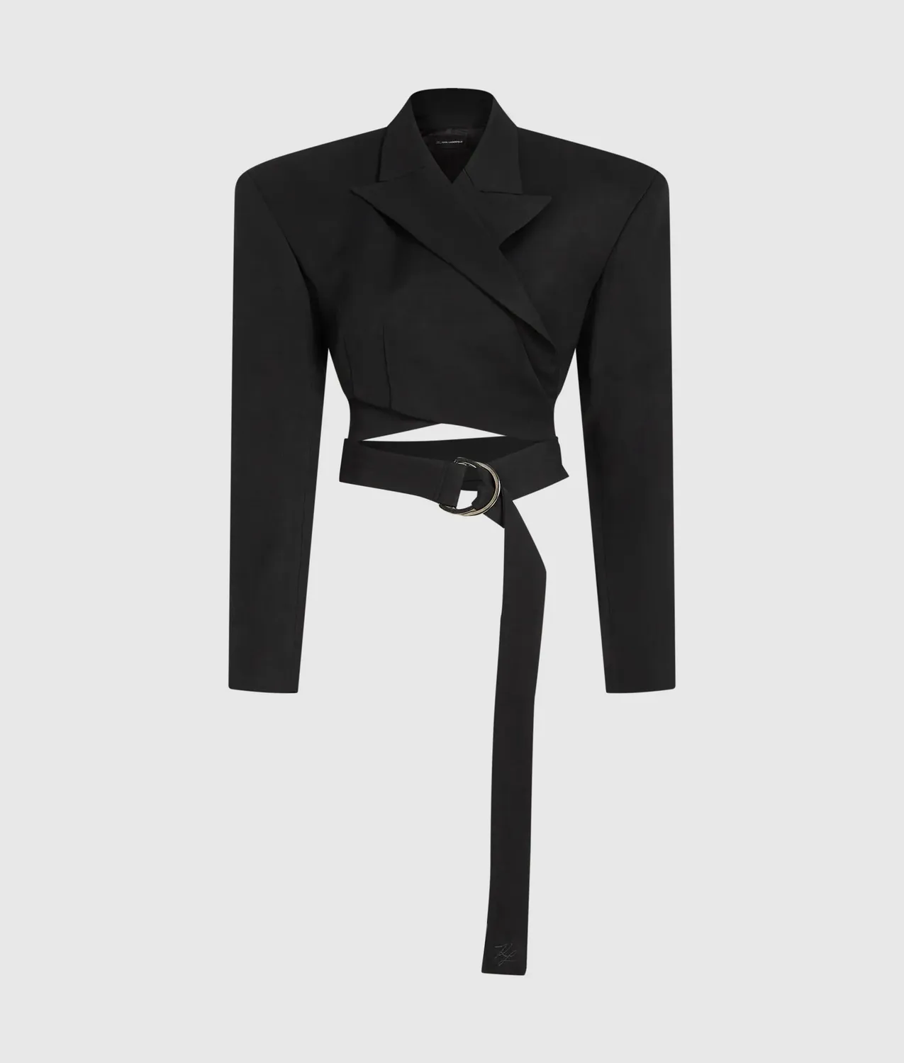 Karl Lagerfeld KL Studio Wrap Blazer Wickelblazer cropped