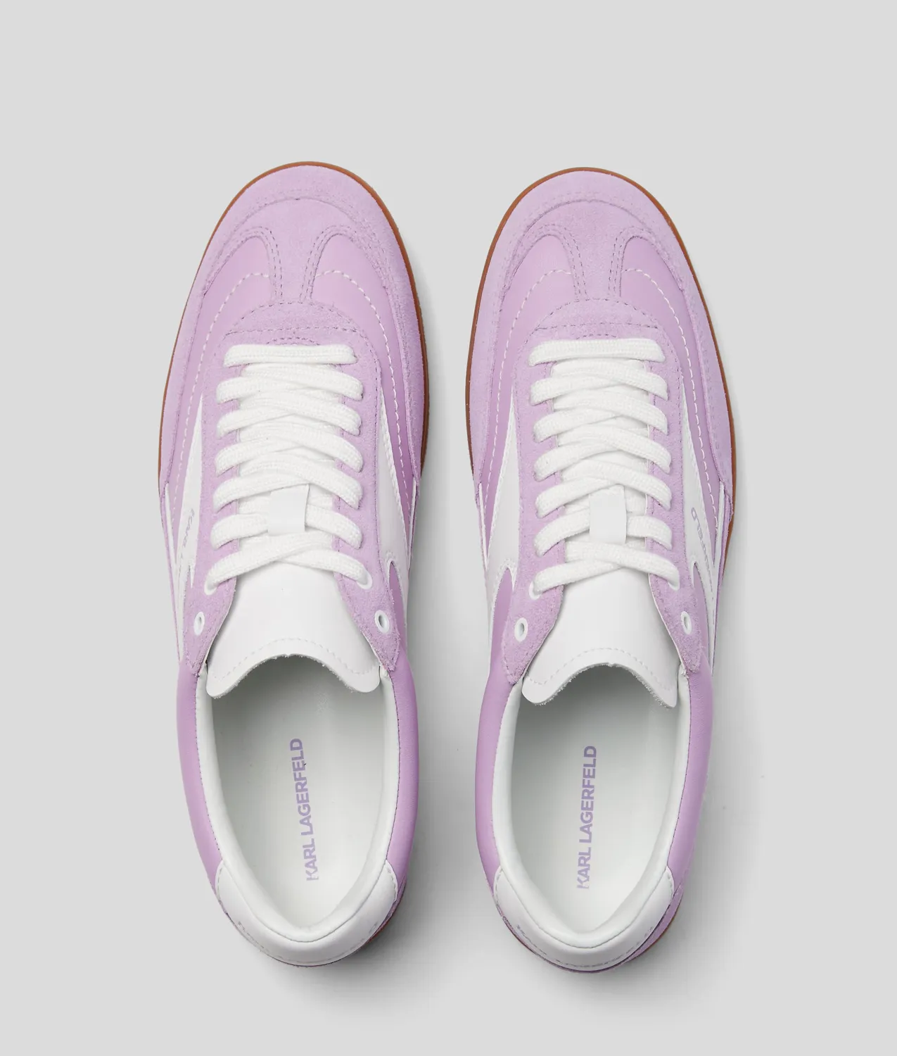 Karl Lagerfeld Kandidate Sneaker Leder Damen Weiß