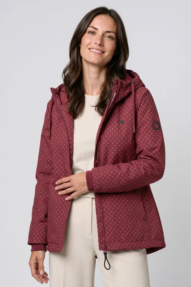 Alife & Kickin LilouAK B Jacke lang Dunkelrot Damen