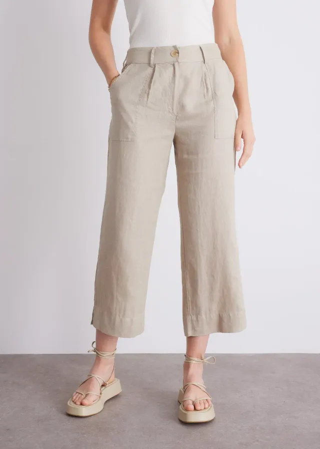Senatex Leinen-Culotte Cream aus reinem Leinen