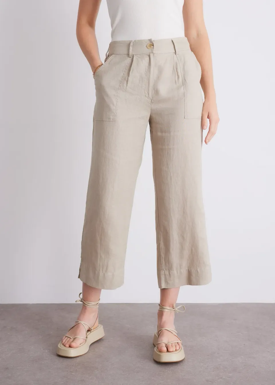 Senatex Leinen-Culotte Cream aus reinem Leinen