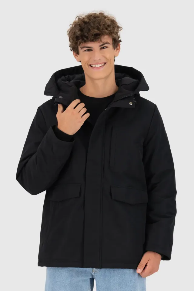 Alife & Kickin NilasAK A Winterjacke Herren Schwarz