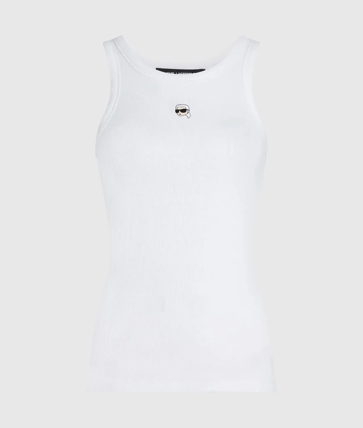 Karl Lagerfeld Ikon Tank Top Ripp Bio-Baumwolle