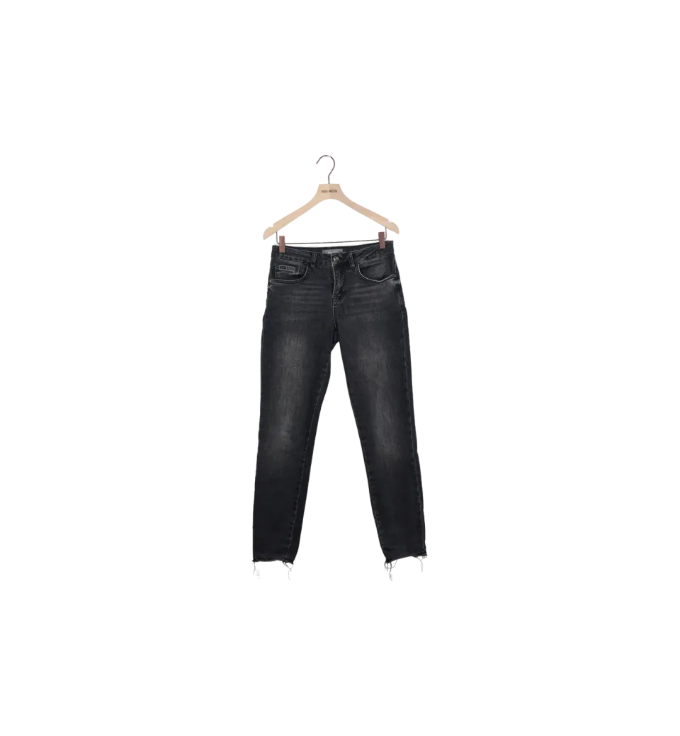 Mos Mosh ReLoved Vice Jeans dunkelgrau Gr. 26 slim