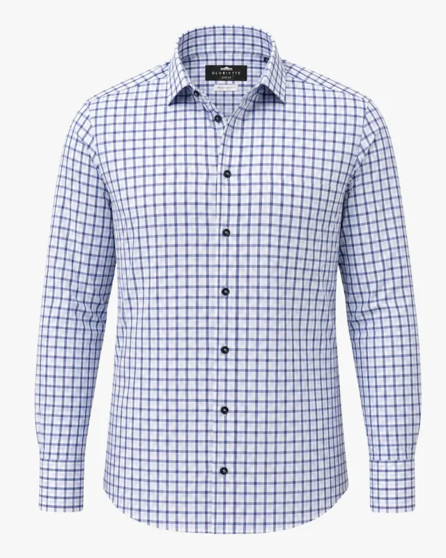 Gloriette Karohemd Blau Windsor Hemd Regular Fit