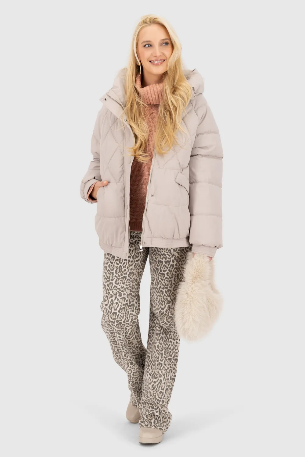Alife & Kickin HedwigAK A Winterjacke Grau Stepp