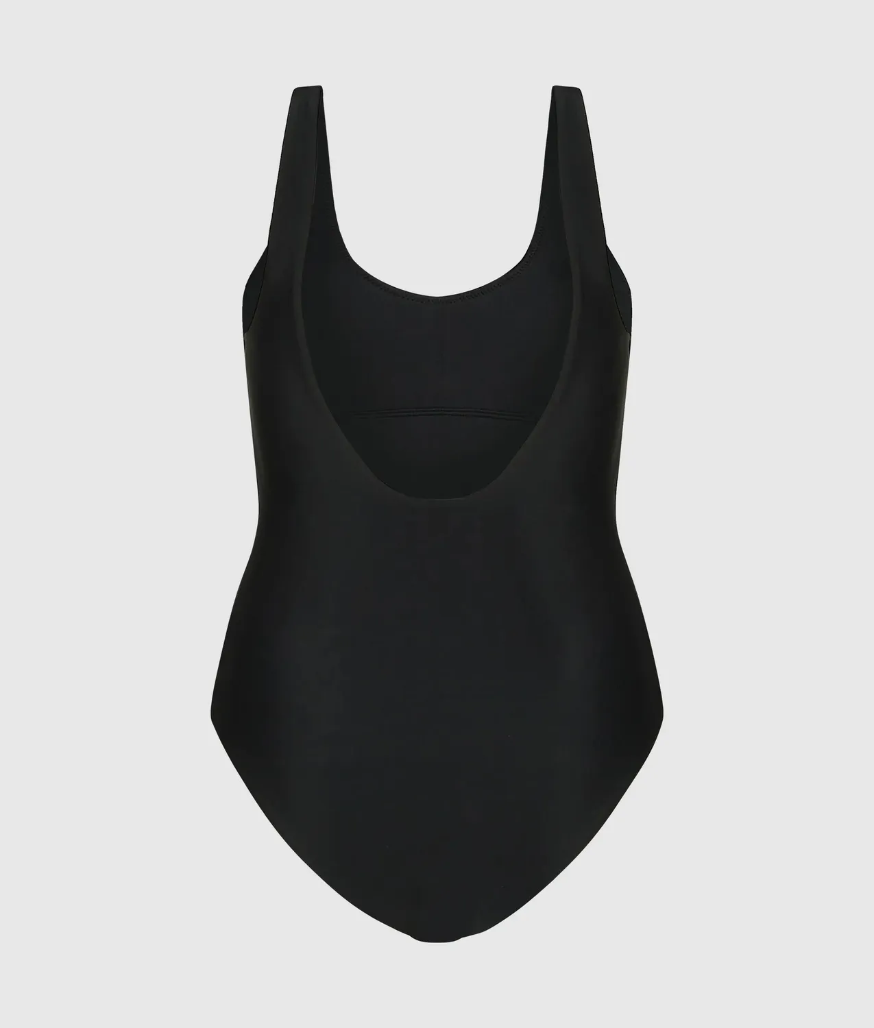 Karl Lagerfeld Signature Badeanzug Scoop-Neck Logo cheeky