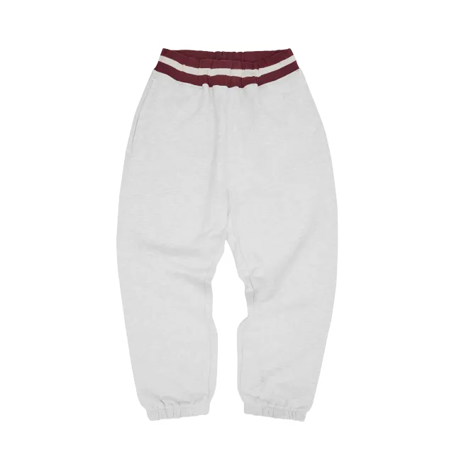 Corteiz HMP Stripe Rib Sweatpant Jogginghose Light Heather Baumwolle