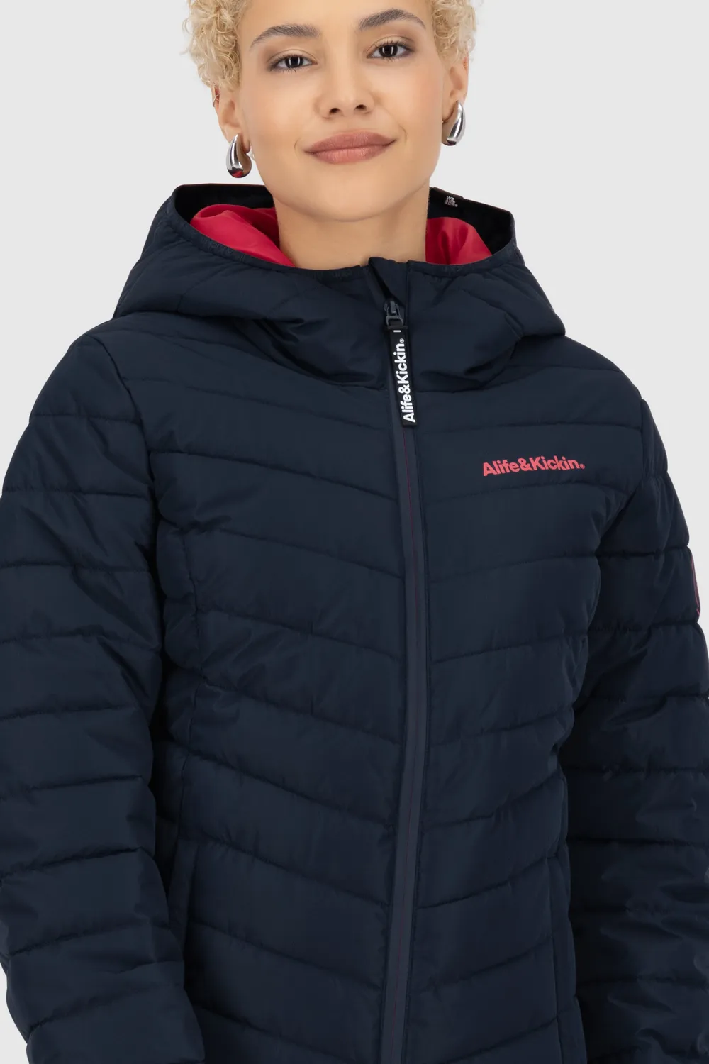 Alife & Kickin RabeaAK A Jacke Dunkelblau Steppjacke