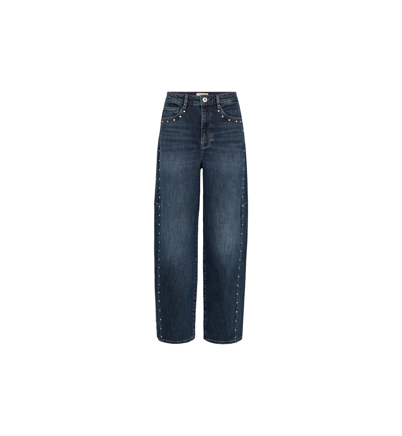 Mos Mosh MMMalago Jerson Barrel Jeans Dunkelblau Nieten 32