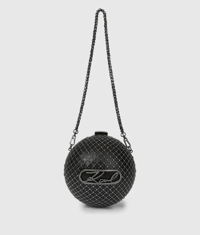 Karl Lagerfeld K/Signature Sphere Minaudière Tasche Nieten