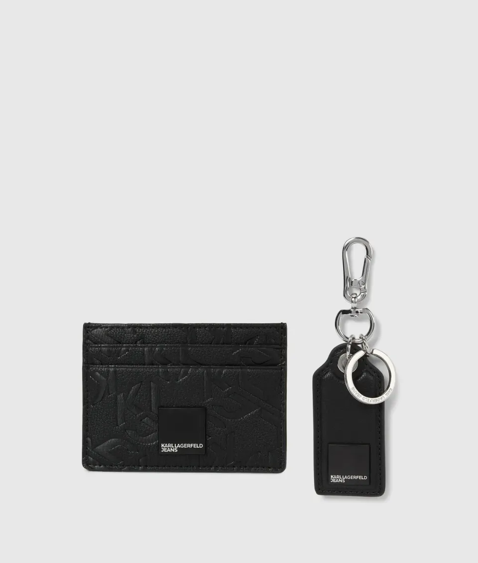 Karl Lagerfeld KL Jeans Box Logo Kartenetui Geschenkset