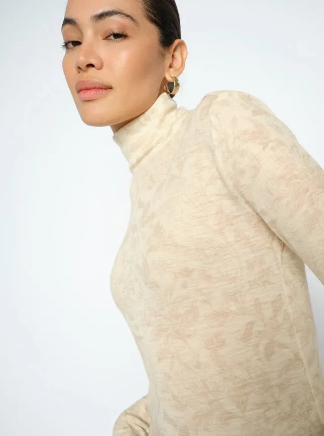 Mos Mosh MMXinna Fleur Turtleneck Rollkragenpullover Wolle