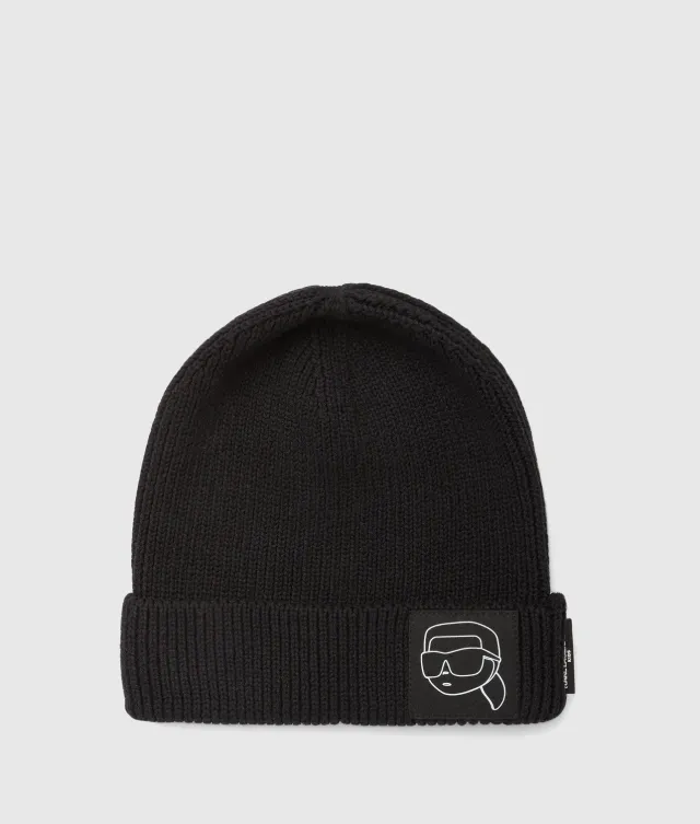 Karl Lagerfeld Boys Ikon Beanie Mütze Baumwolle